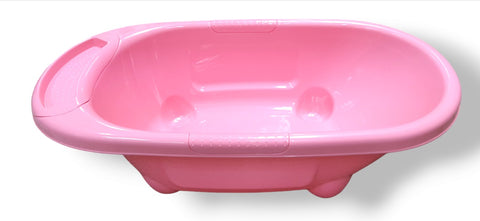 00273NNMX- PINK MSCshoping BABY BATH TUB WITH DRAIN PLUG (MADE TO ORDER)