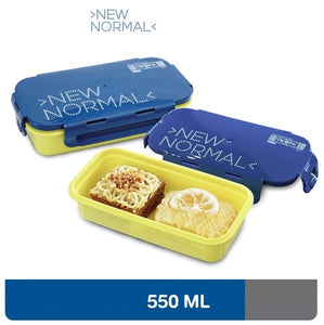 436NM MSCshoping Lunch box 550 ml. (Design : New Normal) (Made to order)