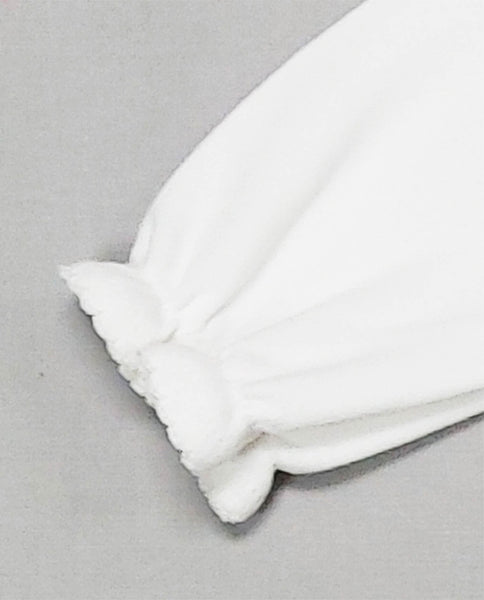 Cream Flower-Sleepsuit F/O